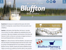 Tablet Screenshot of bluffton.com